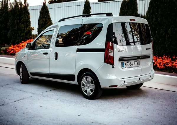 Dacia Dokker cena 36900 przebieg: 157900, rok produkcji 2018 z Łódź małe 407